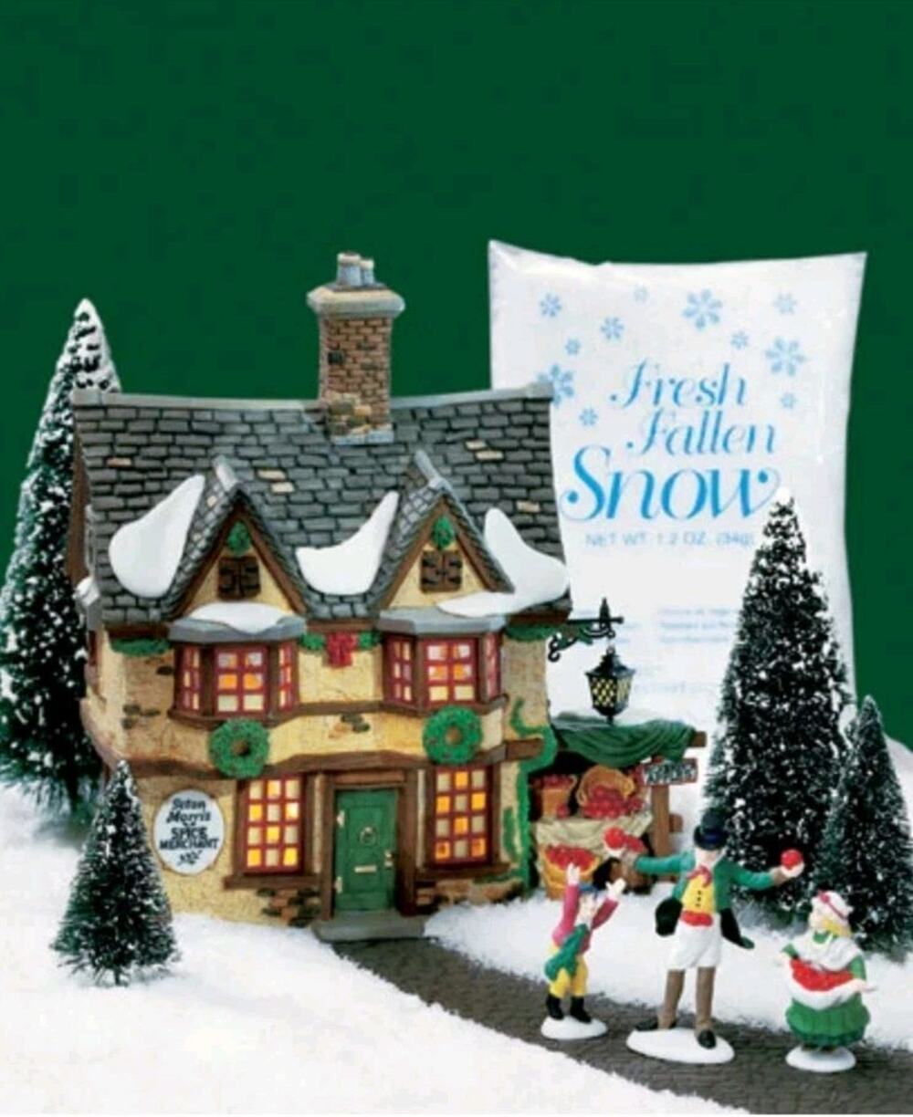 Dept 56 Heritage Village Seton Morris Spice Merchant Gift Set 58308 VTG 1998 Box